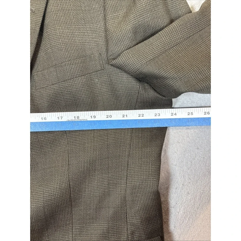 Austin Reed Mens Pure Virgin Wool Glen Plaid Blazer Sport Coat VTG Union Made